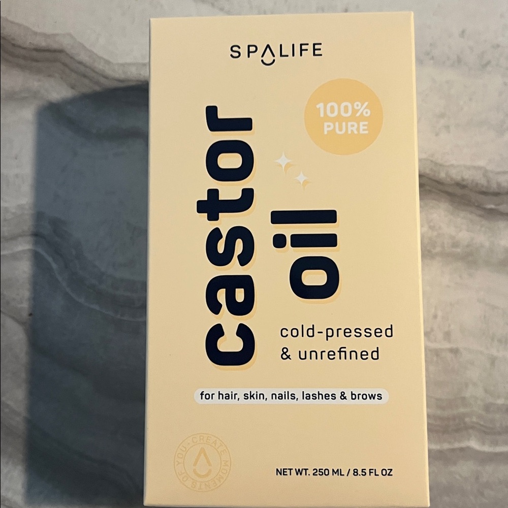 Spalife Castor Oil 100% Pure Cold-pressed And Unrefined
